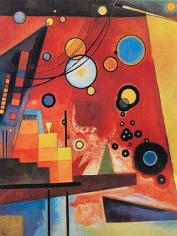 Wassily Kandinsky  Schweres Rot Kunstdruk 60x80cm | Posters.nl