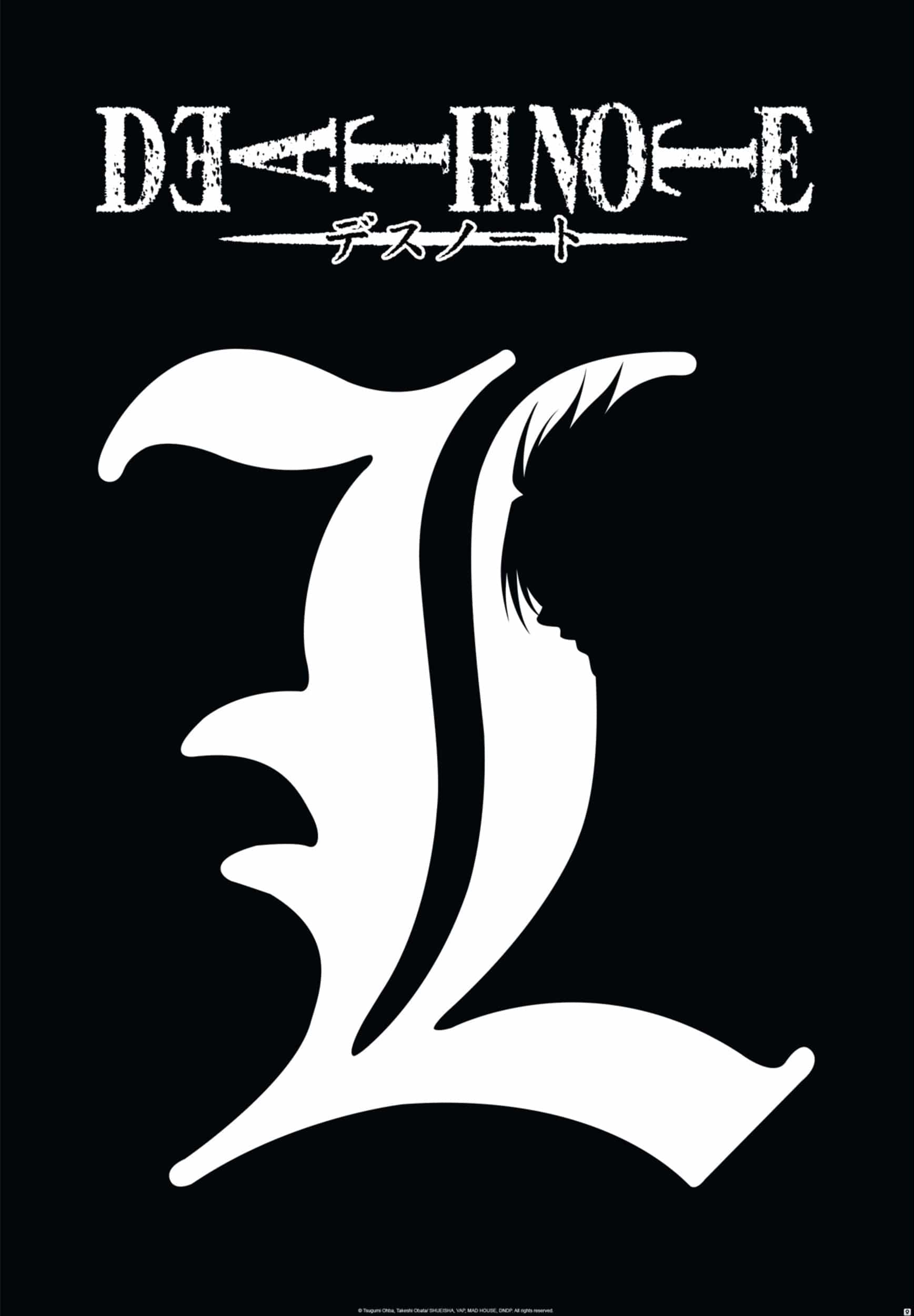 Death Note L Symbol Poster 61X91 5cm | Posters.nl