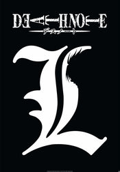 Death Note L Symbol Poster 61X91 5cm | Posters.nl