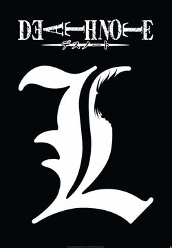 Death Note L Symbol Poster 61X91 5cm | Posters.nl