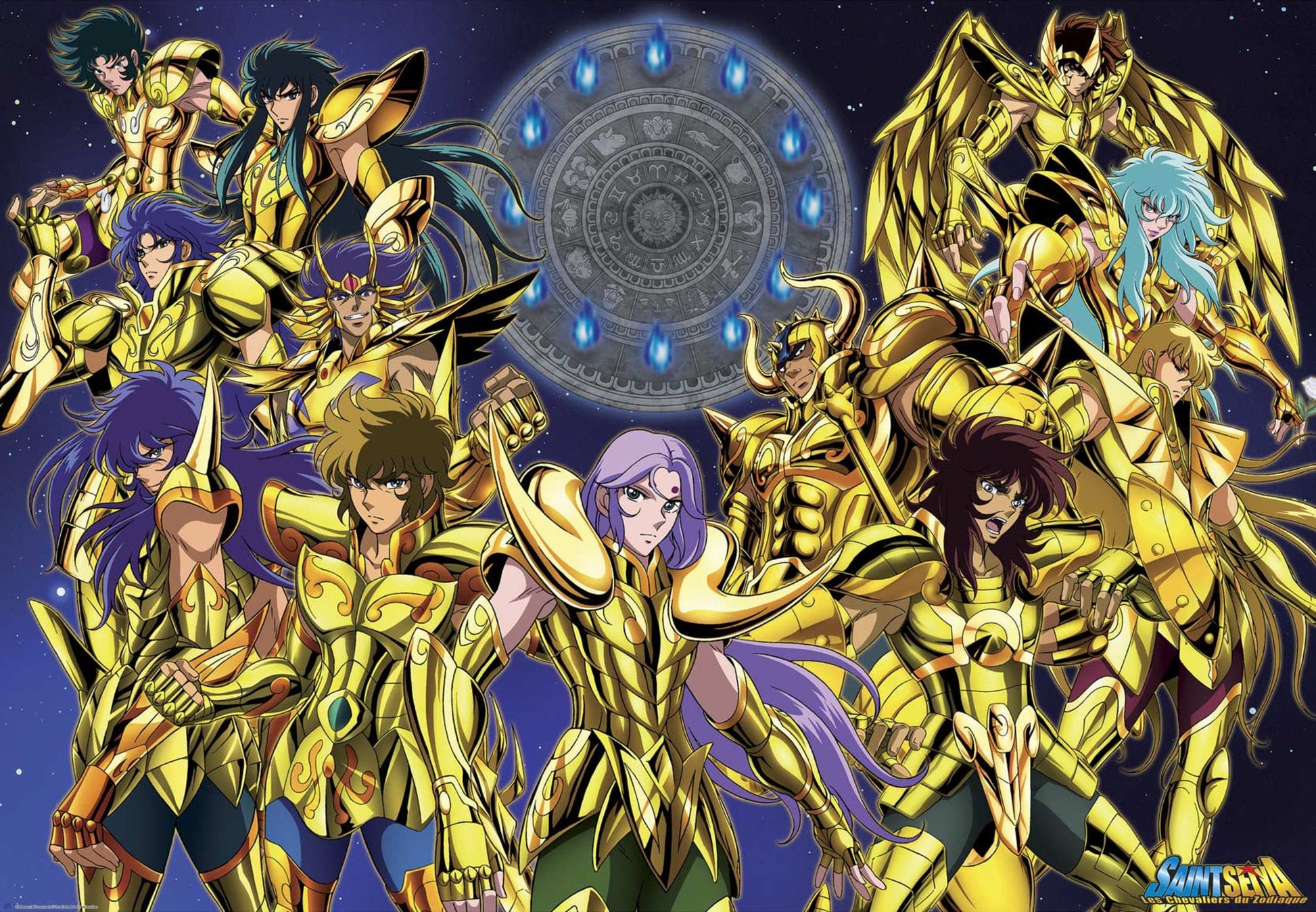 Saint Seiya Gold Saints Nr 1 Poster 91 5X61cm | Posters.nl