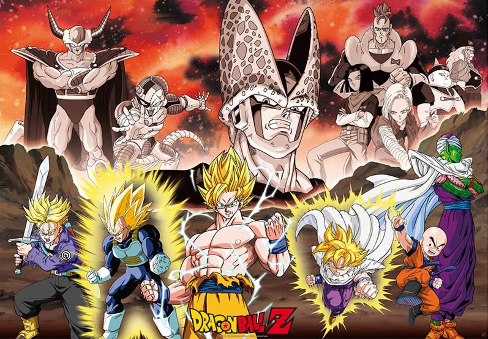 Dragon Ball Dbz Group Cell Arc Poster 91 5X61cm | Posters.nl