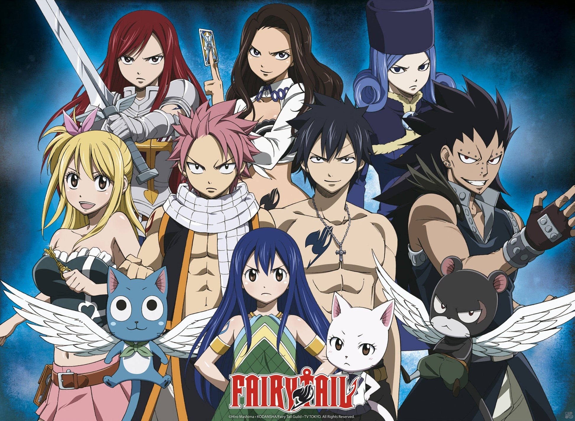 Fairy Tail Group 2 Poster 52X38cm | Posters.nl