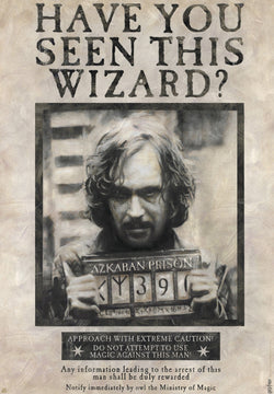 Harry Potter Wanted Sirius Black Poster 61X91 5cm | Posters.nl