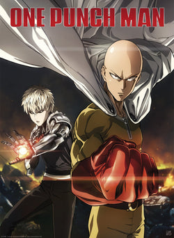 One Punch Man Saitama And Genos Poster 38X52cm | Posters.nl