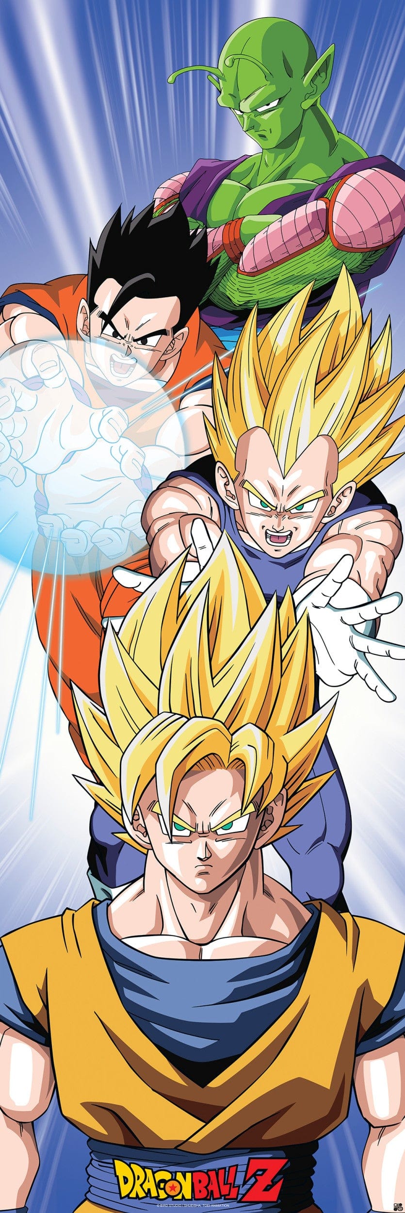 Abystyle Abydco448 Dragon Ball Saiyans Poster 53x158cm | Posters.nl