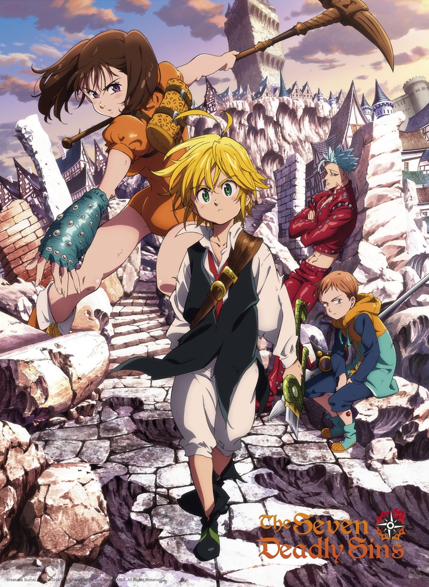 The Seven Deadly Sins Sins Poster 38X52cm | Posters.nl