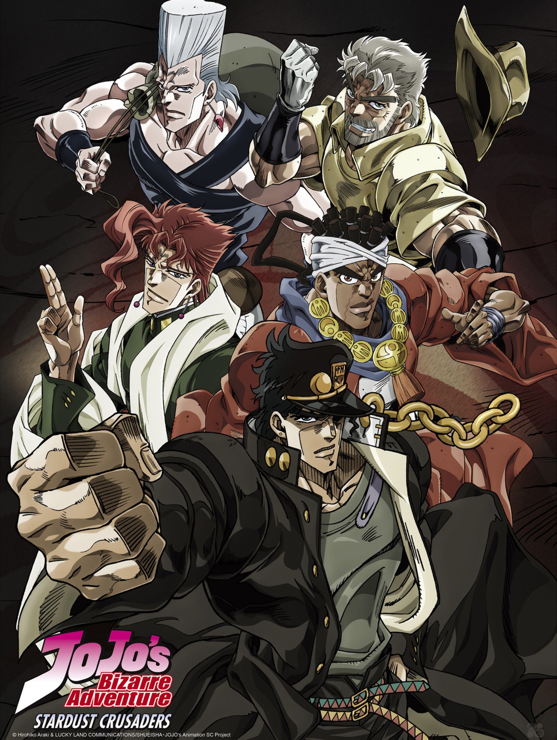 Jojos Bizarre Adventure Stardust Crusaders Poster 38X52cm | Posters.nl