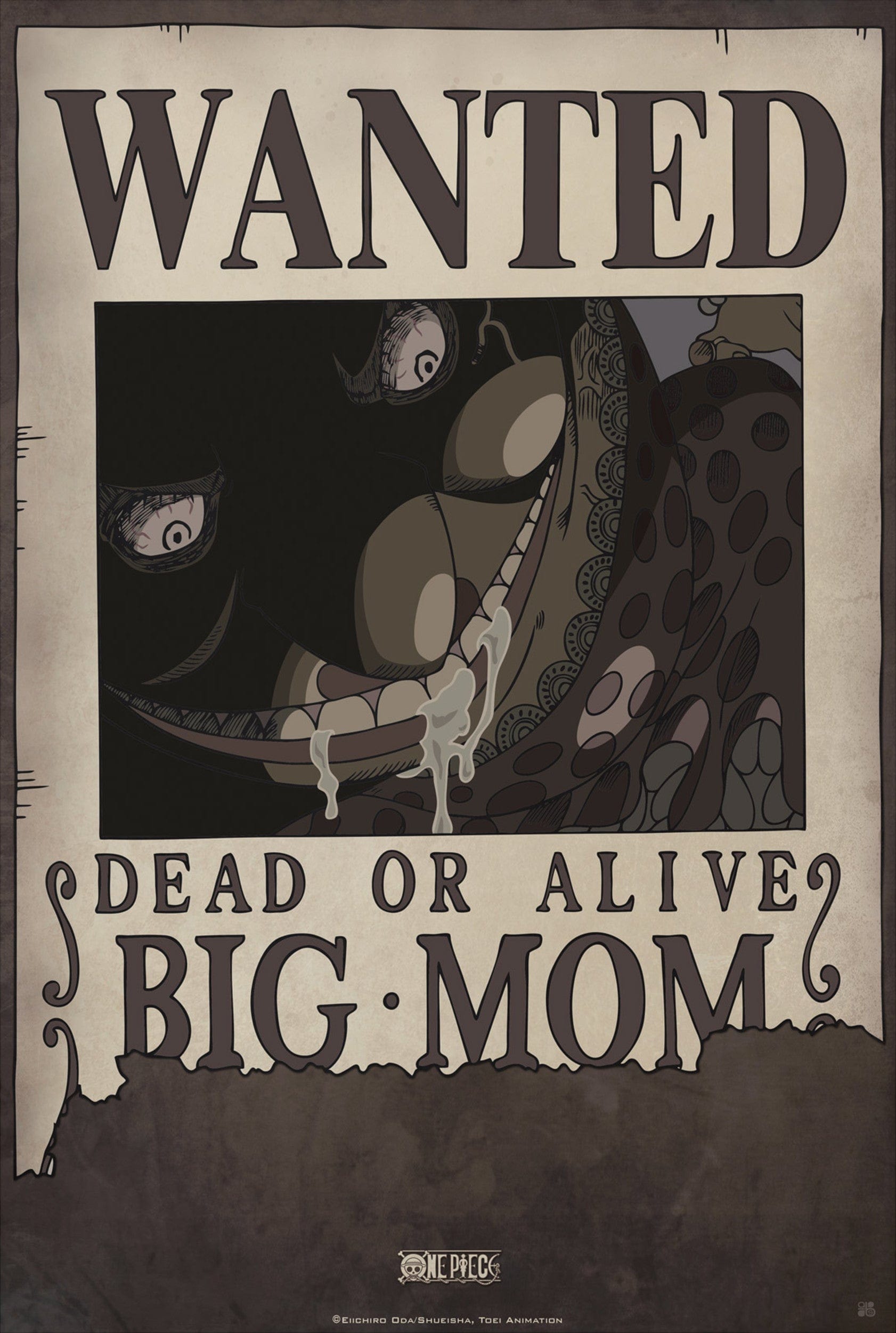 One Piece Wanted Big Mom Poster 35X52cm | Posters.nl