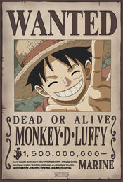 One Piece Wanted Luffy New 2 Poster 35X52cm | Posters.nl