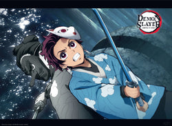 Demon Slayer Tanjiro And Urokodaki Poster 52X38cm | Posters.nl