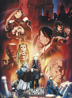 Fullmetal Alchemist Group Poster 38X52cm | Posters.nl