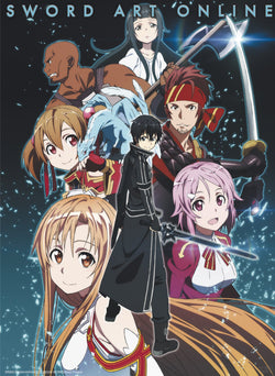 Sword Art Online Party Members Poster 38X52cm | Posters.nl