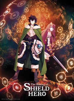 The Shield Hero Naofumi And Raphtalia Poster 38X52cm | Posters.nl