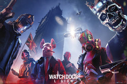 Watch Dogs Keyart Legion Poster 91 5X61cm | Posters.nl