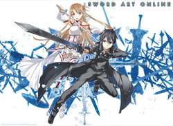 Sword Art Online Asuna And Kirito Poster 52X38cm | Posters.nl