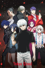 Tokyo Ghoul Group Poster 61X91 5cm | Posters.nl