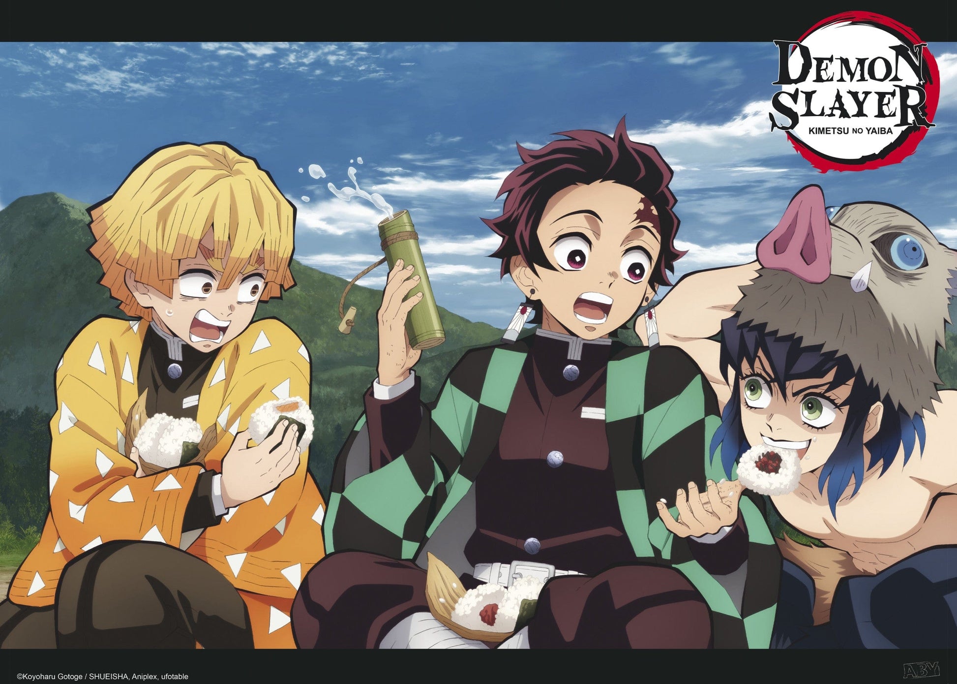 Demon Slayer Trio Poster 52X38cm | Posters.nl