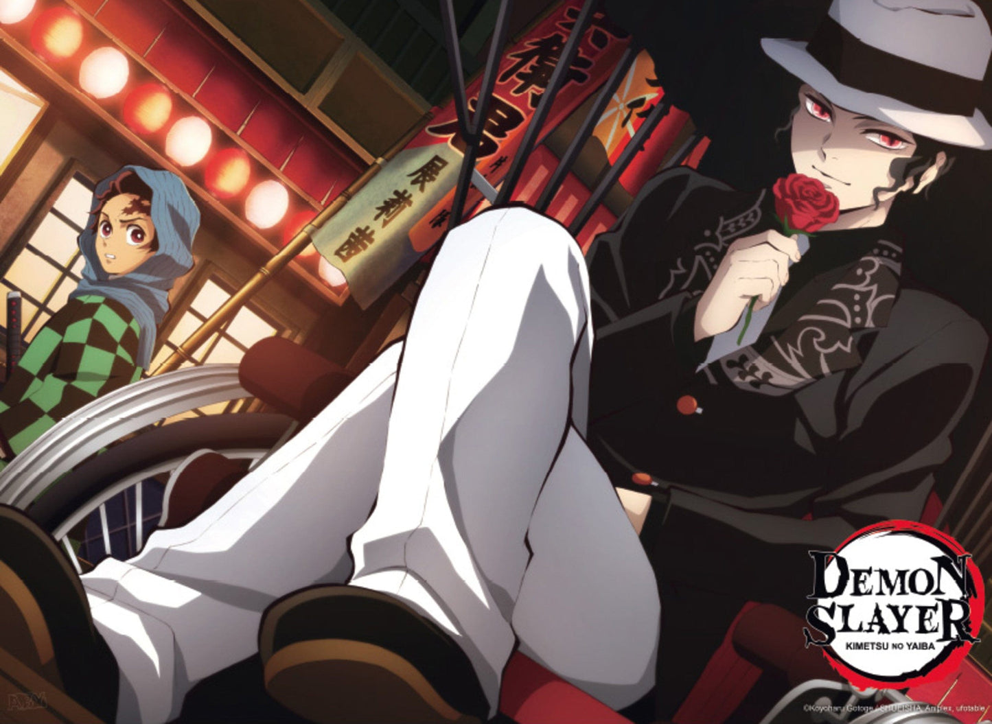 Demon Slayer Kibutsuji Muzan Poster 52X38cm | Posters.nl