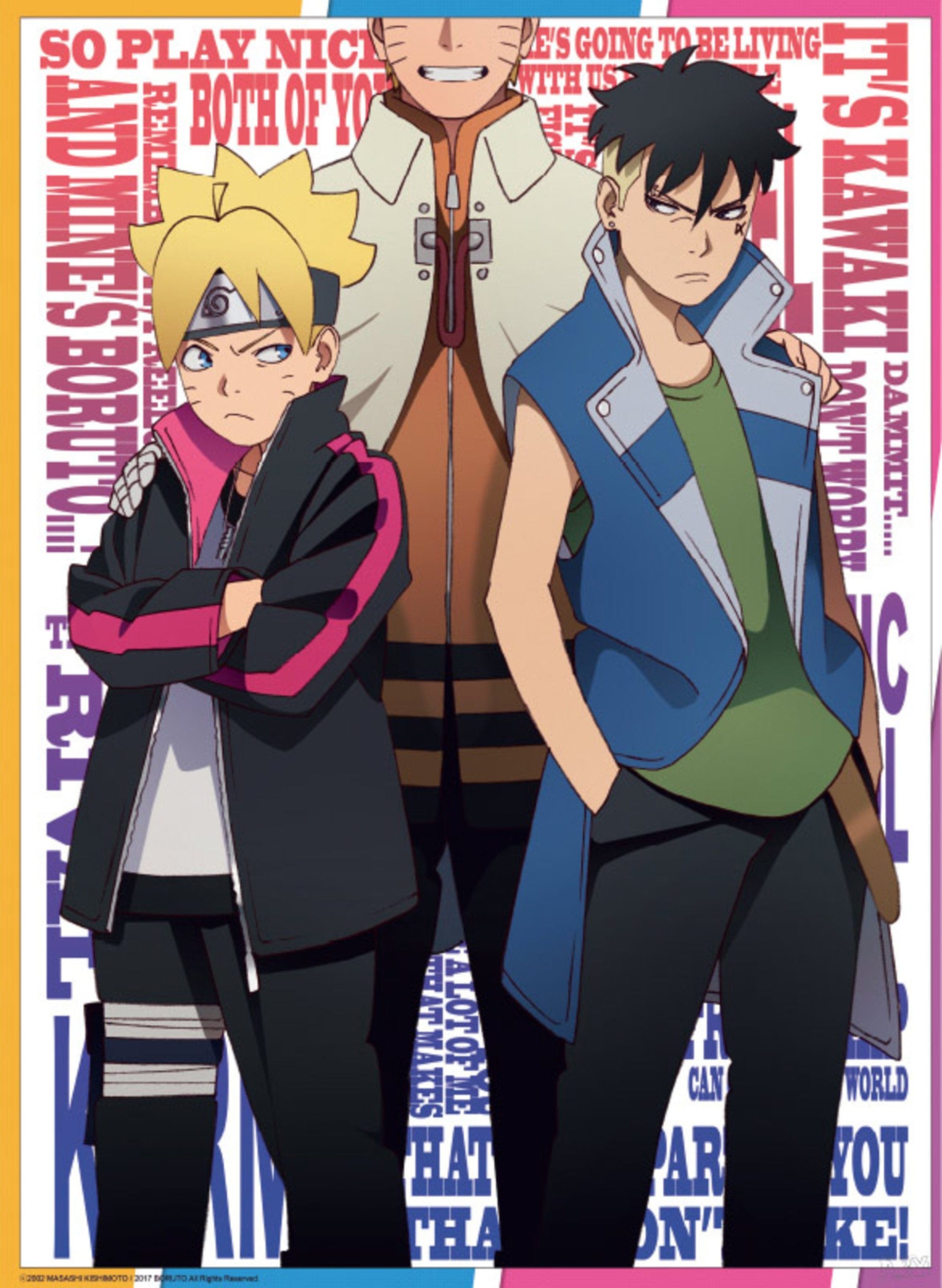 Boruto Boruto And Kawaki Poster 38X52cm | Posters.nl
