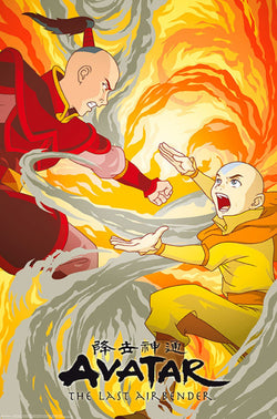 Abystyle Gbydco199 Avatar Aang Vs Zuko Poster 61x91,5cm | Posters.nl