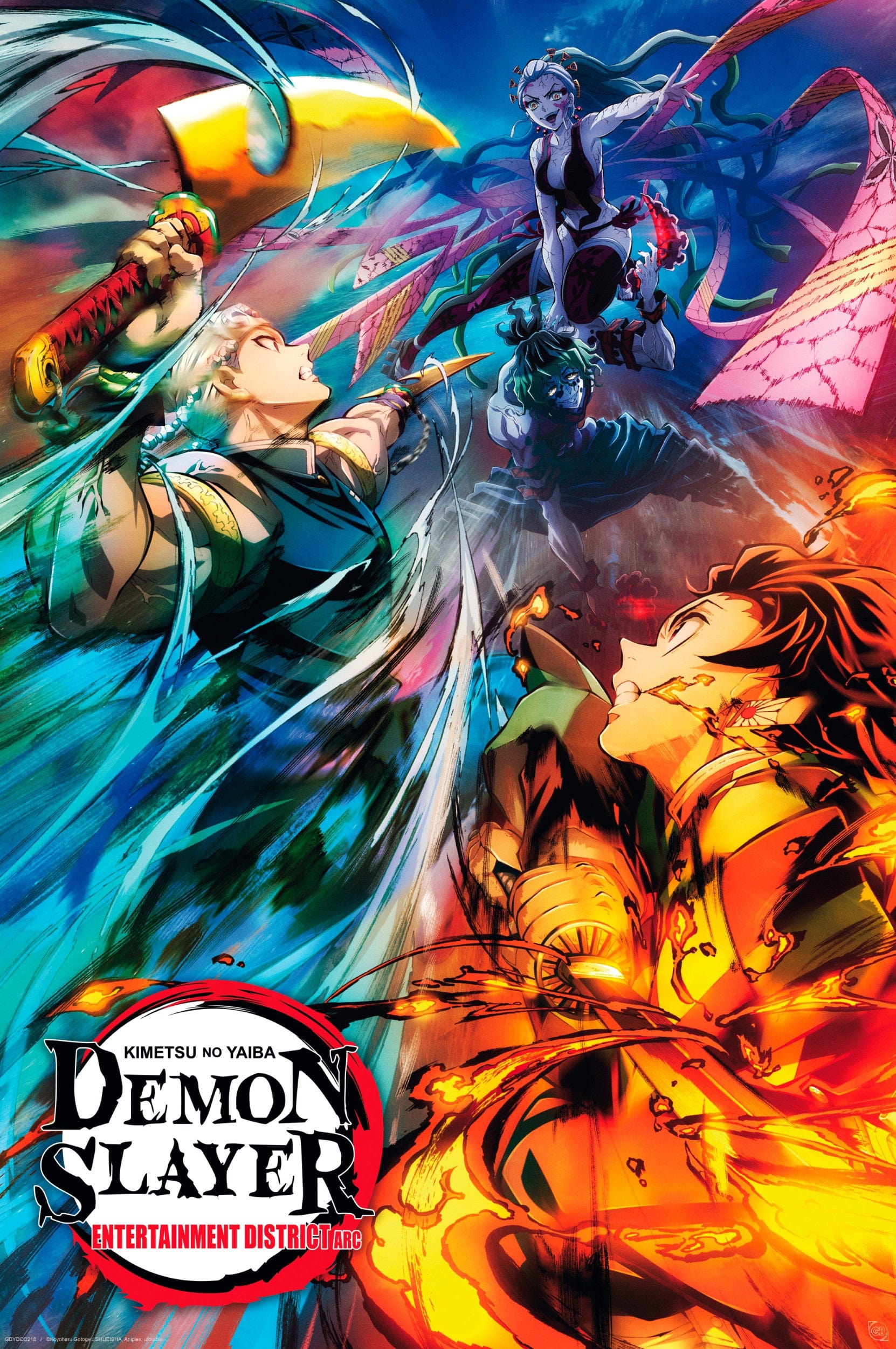 Abystyle Gbydco218 Demon Slayer Key Art 2 Poster 61x91,5cm | Posters.nl