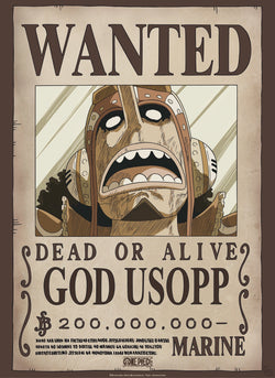 Abystyle Gbydco232 One Piece Wanted God Usopp Poster 38x52cm | Posters.nl