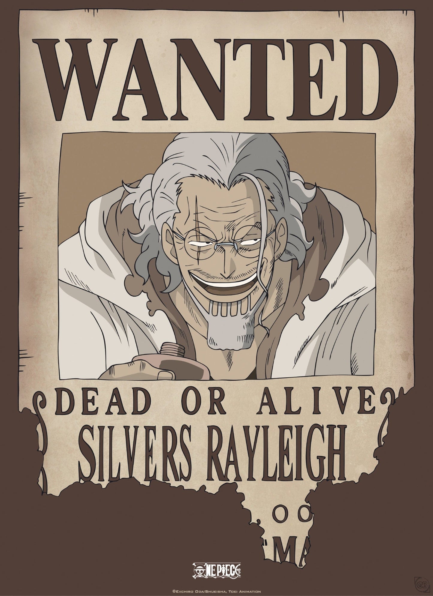 Abystyle Gbydco268 One Piece Wanted Rayleigh Poster 38x52cm | Posters.nl
