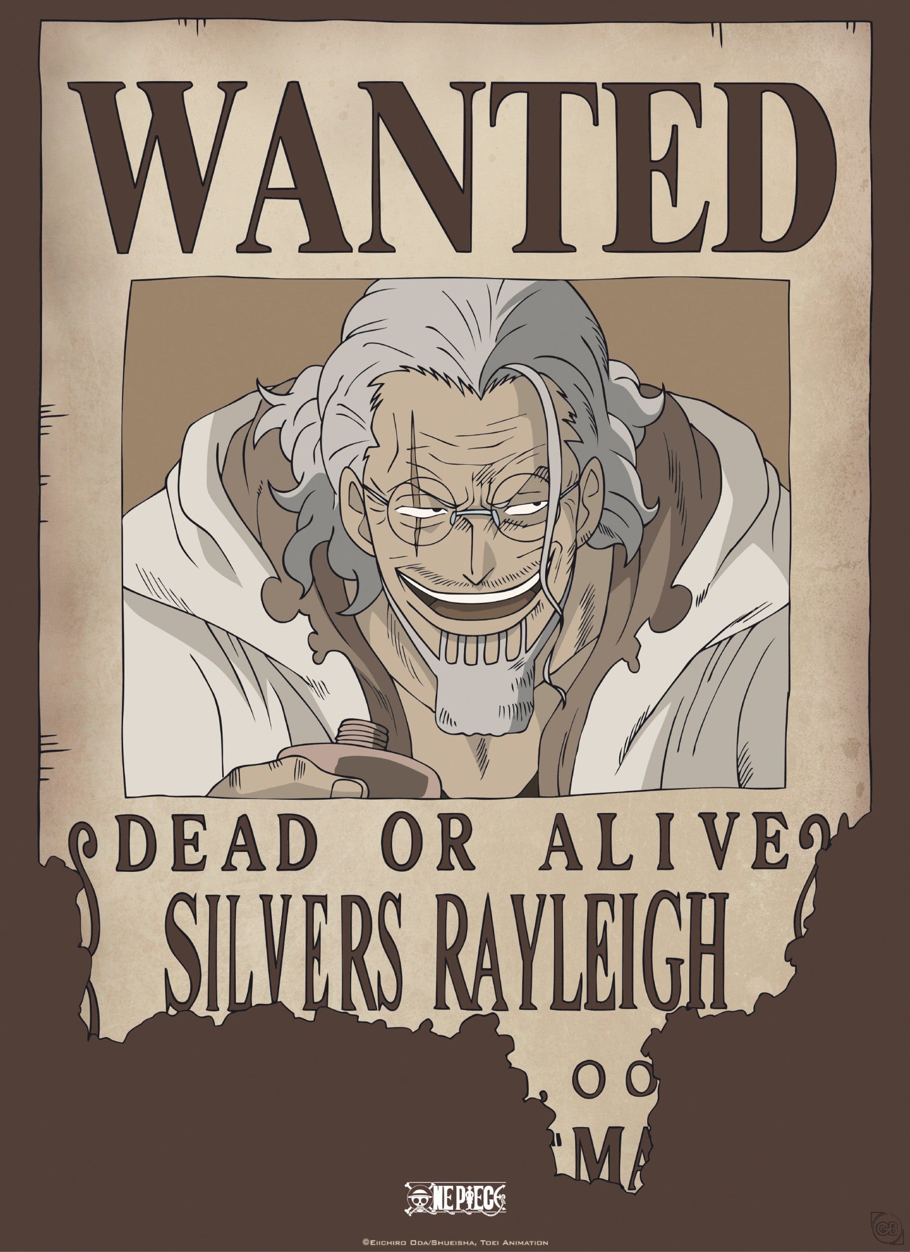Abystyle Gbydco268 One Piece Wanted Rayleigh Poster 38x52cm | Posters.nl