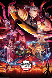 abystyle gbydco292 demon slayer entertainment district poster 61x91,5cm | Posters.nl