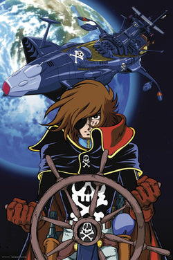 Abystyle Gbydco390 Captain Harlock Poster 61x91-5cm | Posters.nl