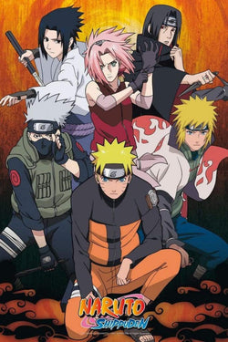 GBeye Naruto Shippuden group Poster 61x91.5cm | Posters.nl