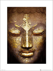 GBeye Buddha Gold Kunstdruk | Posters.nl