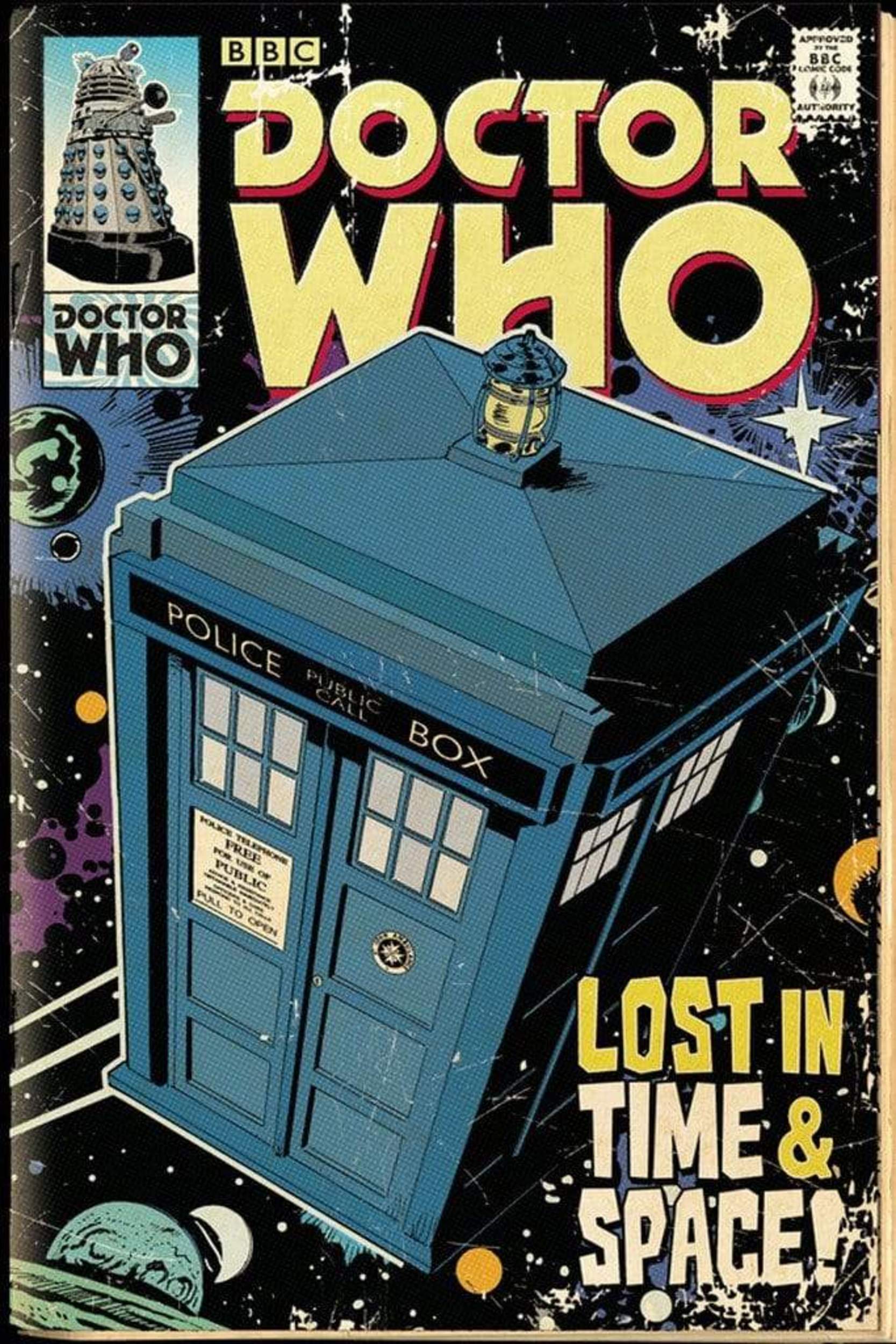 GBeye Doctor Who Tardis Comic Poster 61x91,5cm | Posters.nl
