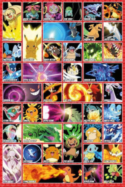 GBeye Pokemon Moves Poster 61x91,5cm | Posters.nl