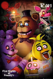 GBeye Five Nights at Freddys Group Poster 61x91,5cm | Posters.nl