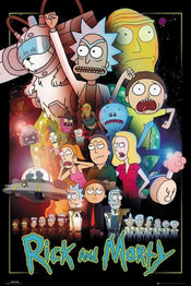 GBeye Rick and Morty Wars Poster 61x91,5cm | Posters.nl
