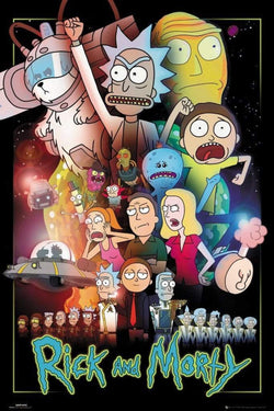 GBeye Rick and Morty Wars Poster 61x91,5cm | Posters.nl