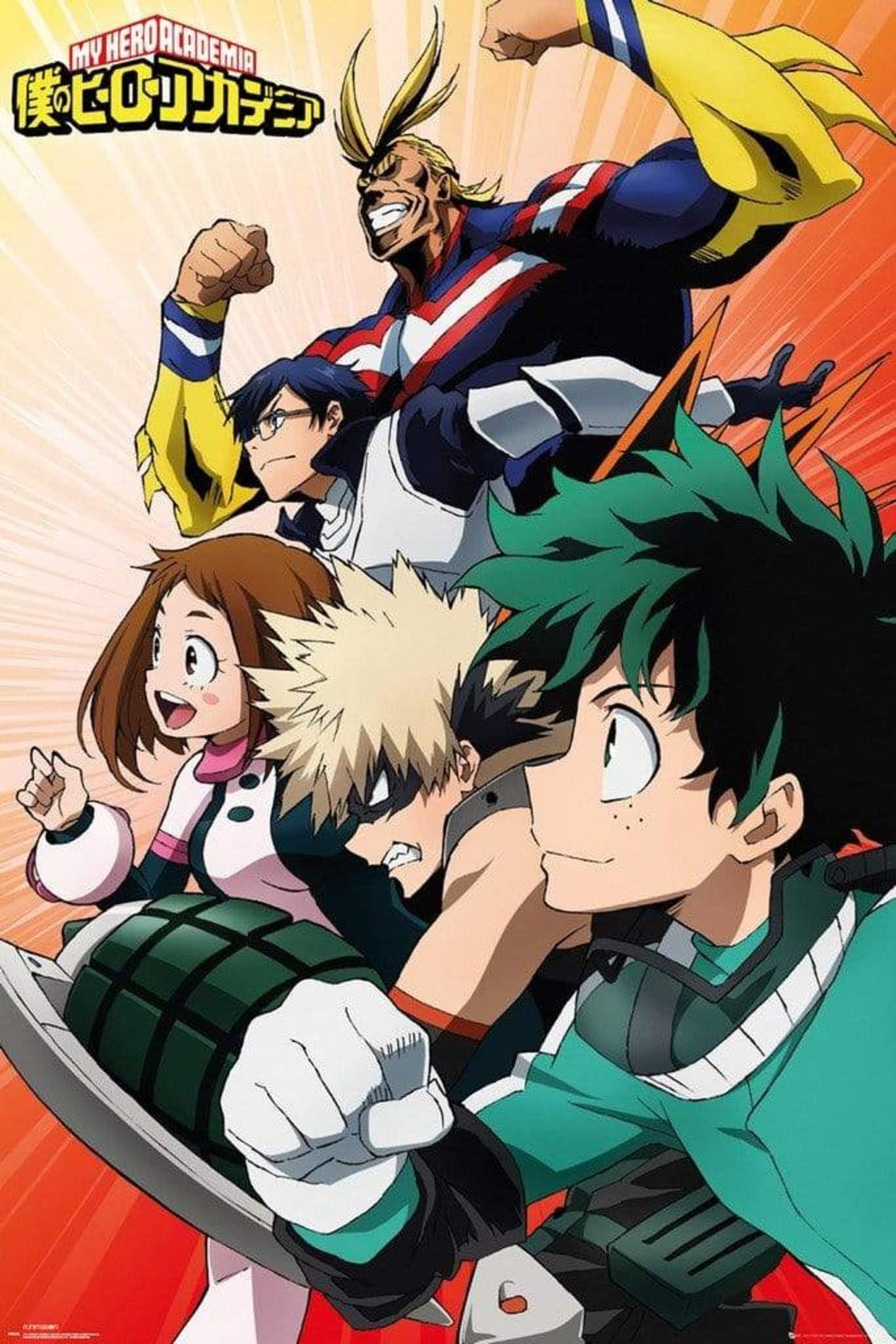 GBeye My Hero Academia Heroes Poster 61x91,5cm | Posters.nl