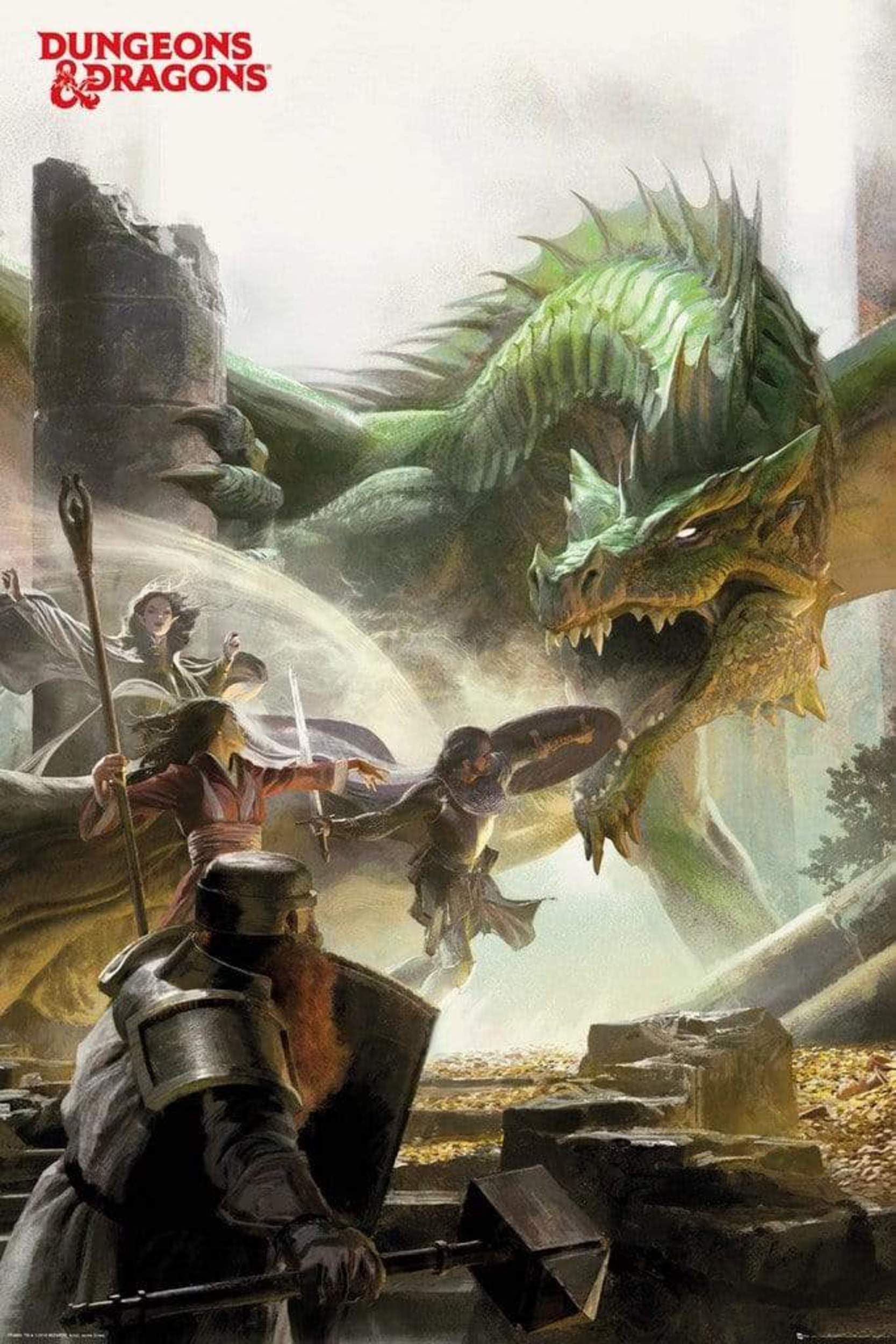 GBeye Dungeons and Dragons Adventure Poster 61x91,5cm | Posters.nl