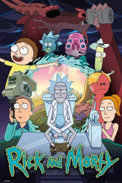 GBeye Rick and Morty Season 4 Part One V2 Poster 61x91,5cm | Posters.nl