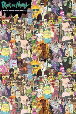 GBeye Rick and Morty Where Are Rick and Morty Poster 61x91,5cm | Posters.nl