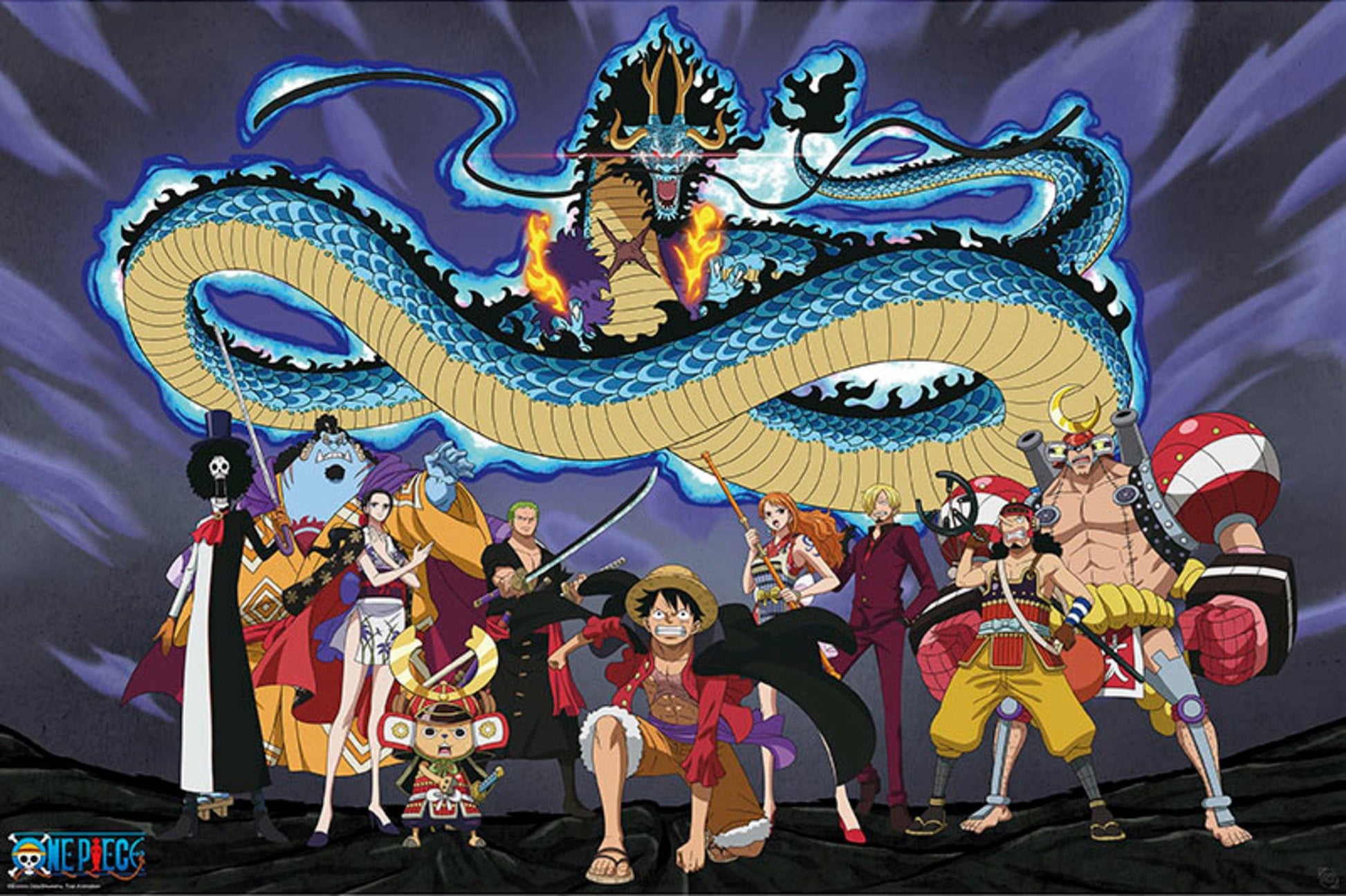 Gbeye GBYDCO037 One Piece The Crew Vs Kaido Poster 91-5x61cm | Posters.nl