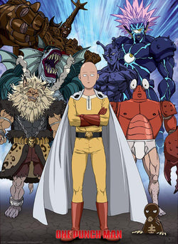 Gbeye Gbydco040 One Punch Man Saitama Vs Vilains Poster 38X52cm | Posters.nl