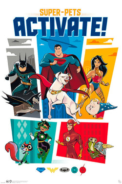Gbeye GBYDCO069 Dc Comics League Of Superpets Activate Poster 61x 91-5cm | Posters.nl