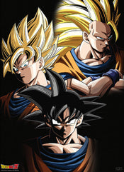 Gbeye GBYDCO092 Dragon Ball Goku Transformations Poster 38x52cm | Posters.nl