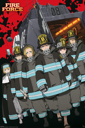 Gbeye GBYDCO109 Fire Force Key Art S1 Company 8 Poster 61x 91-5cm | Posters.nl
