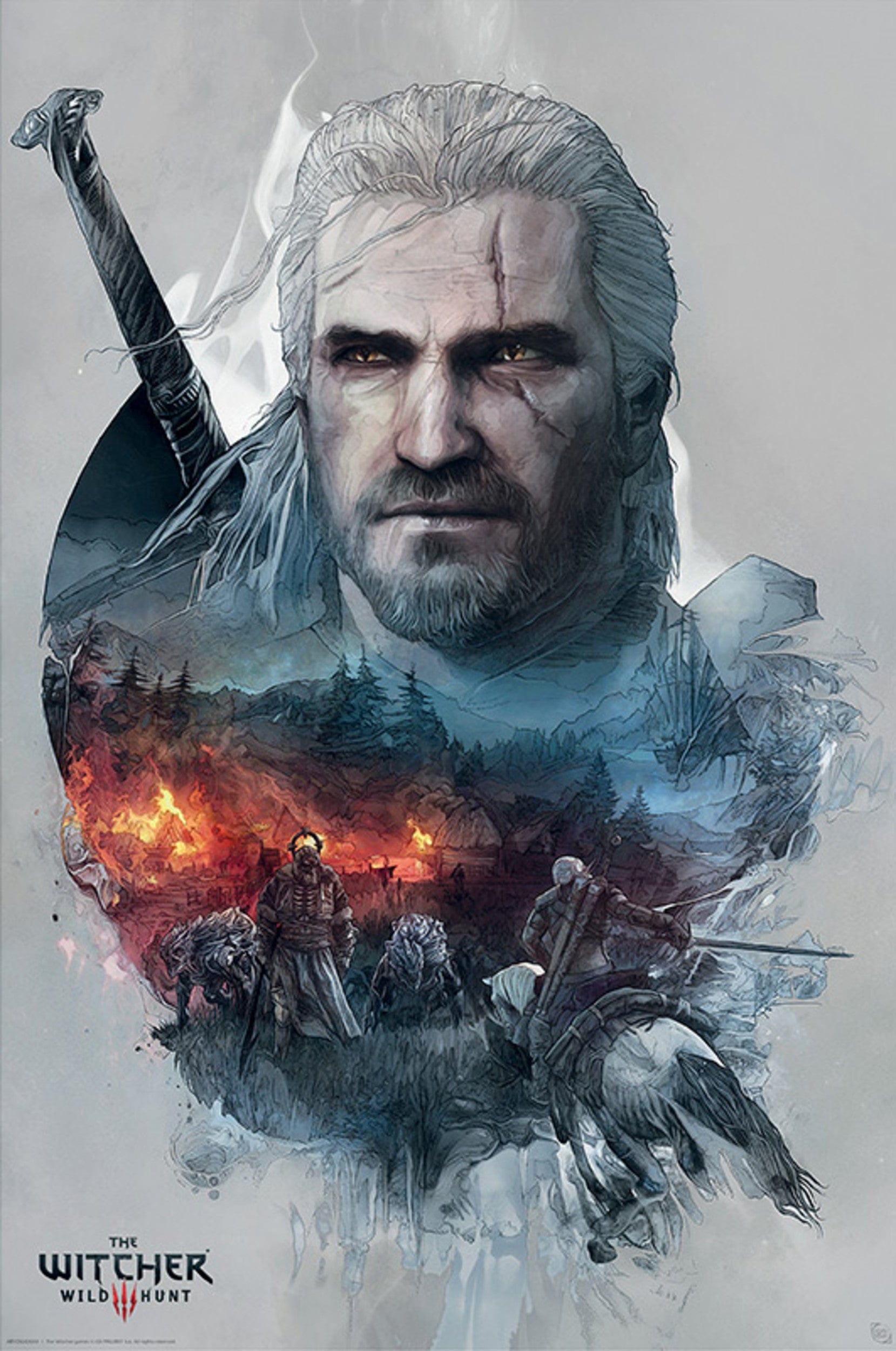 Gbeye GBYDCO112 The Witcher Geralt Poster 61x 91-5cm | Posters.nl