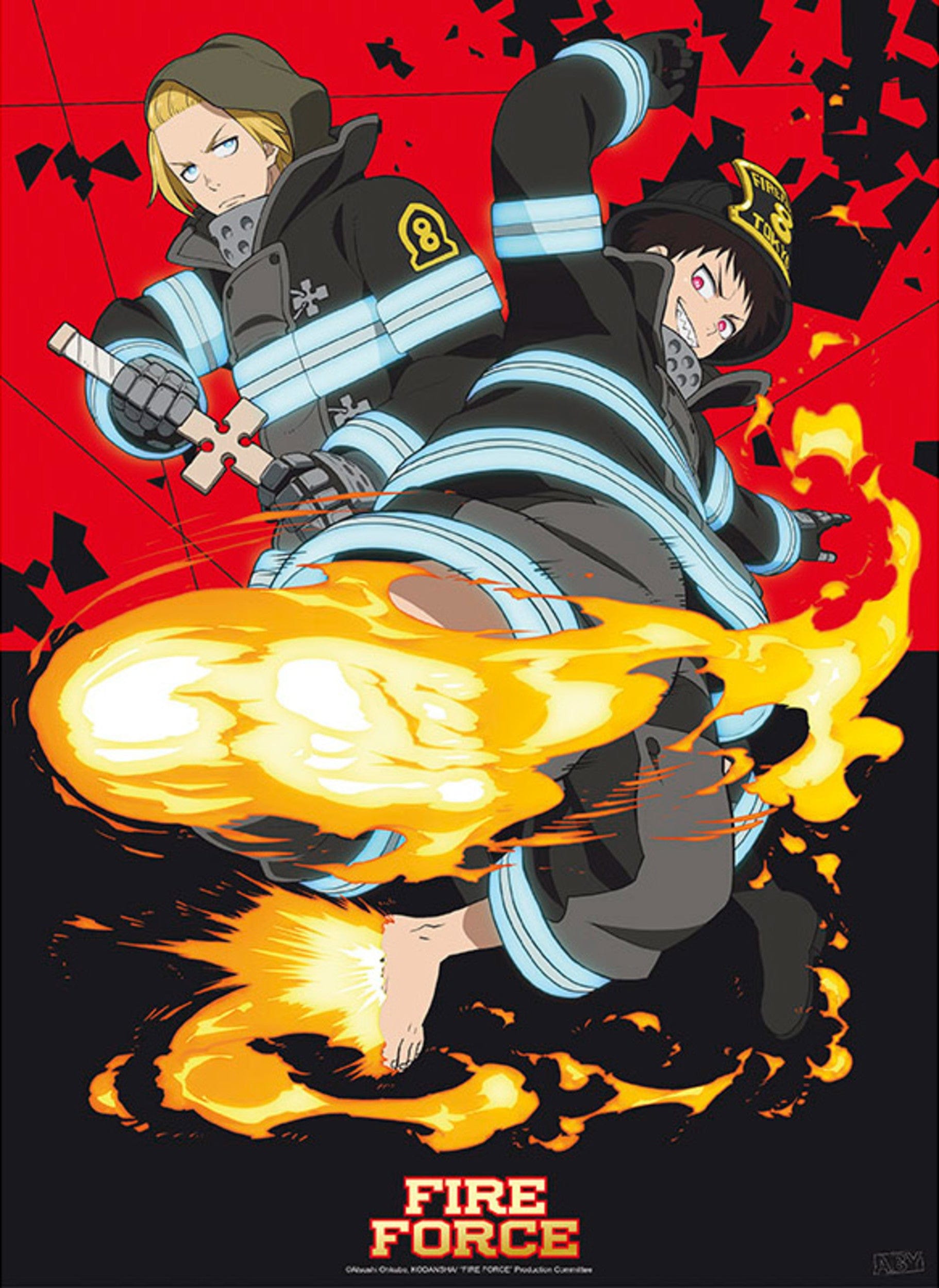 Gbeye GBYDCO149 Fire Force Shinra And Arthur Poster 38x52cm | Posters.nl