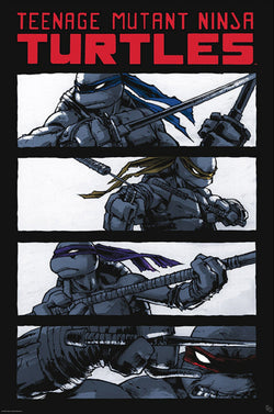 Gbeye GBYDCO186 Tmnt Comics Black And White Poster 61x 91-5cm | Posters.nl